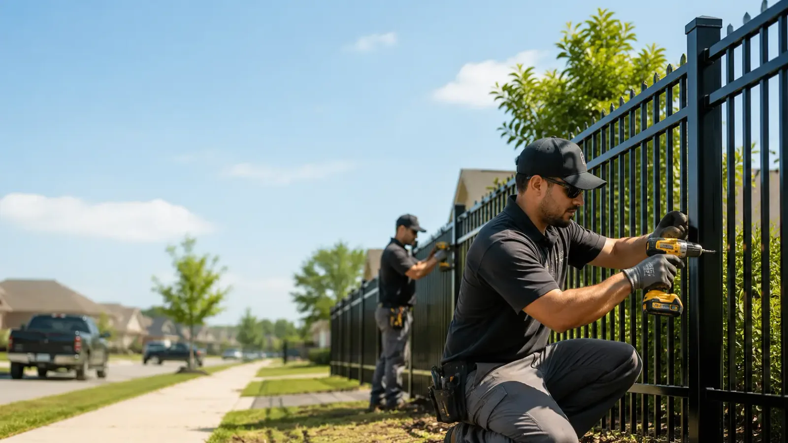 Metal Fence Installation in Hawk Point, MO